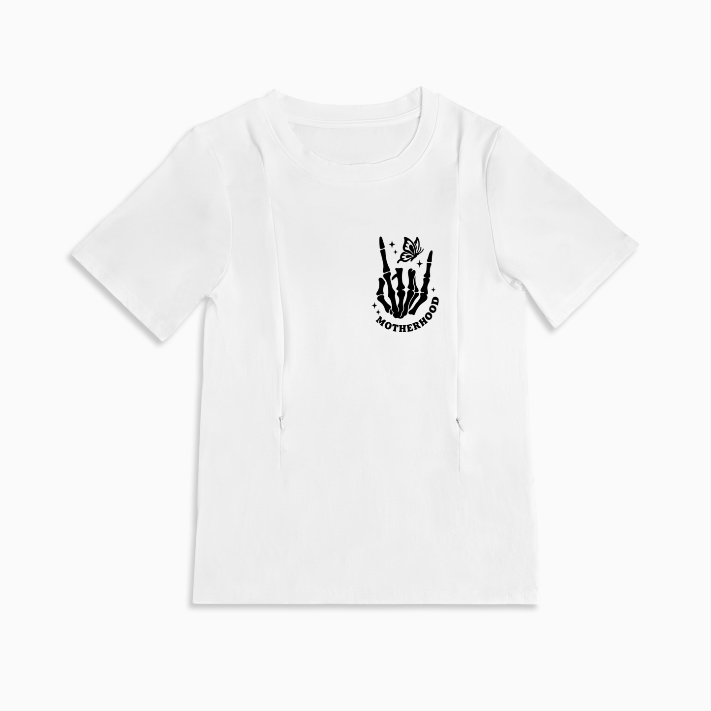 Mom Breastfeeding Nursing T-Shirt - Motherhood Sometimes I Rock It Sometimes It Rocks Me