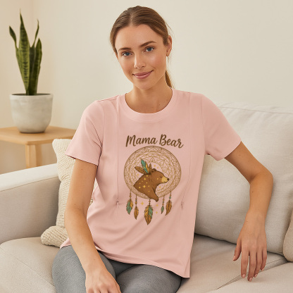 Side Zipper Nursing Shirt | Mama Bear Design | totkeeps | brand