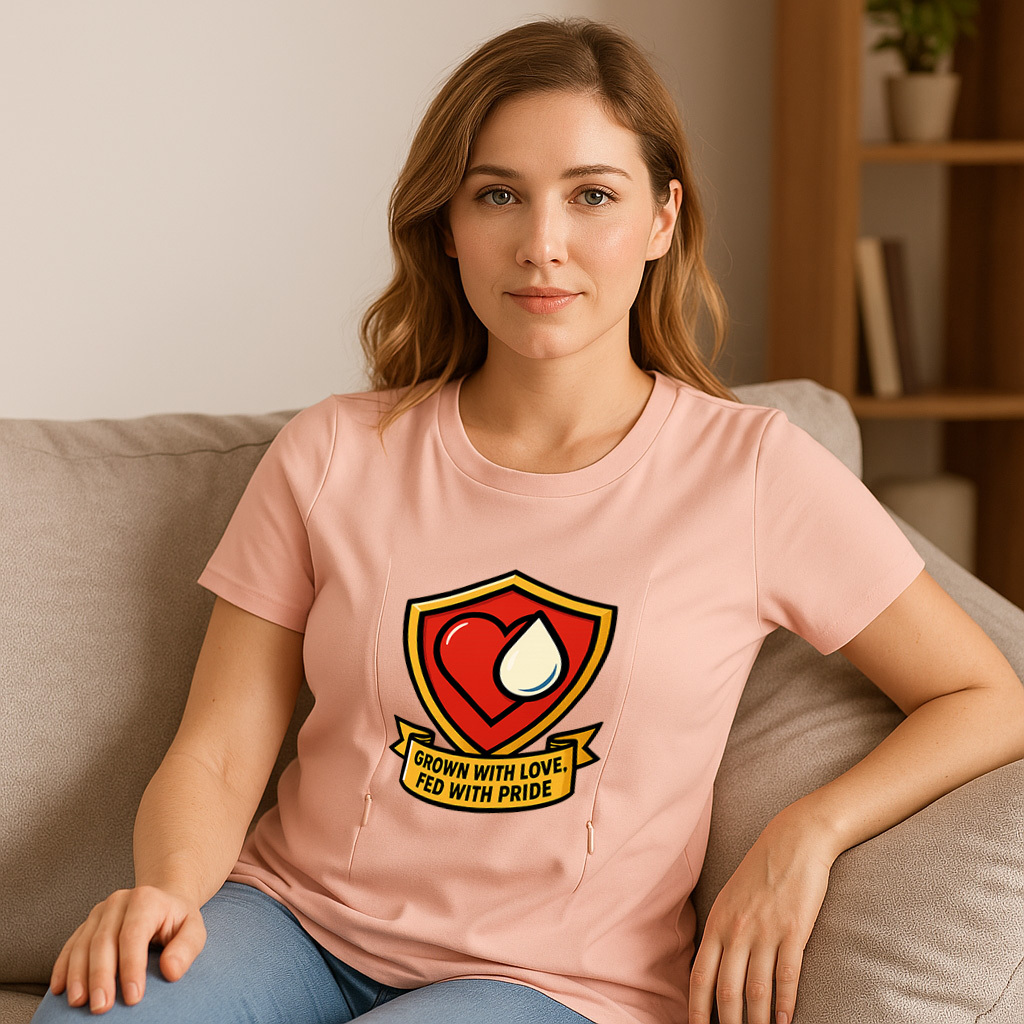 Totkeeps Nursing Tee | Grown with Love Fed with Pride | | brand