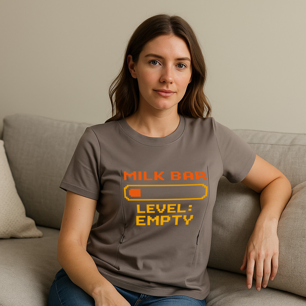 Totkeeps Funny Nursing Tee | "Straight Outta Milk Suppl | brand