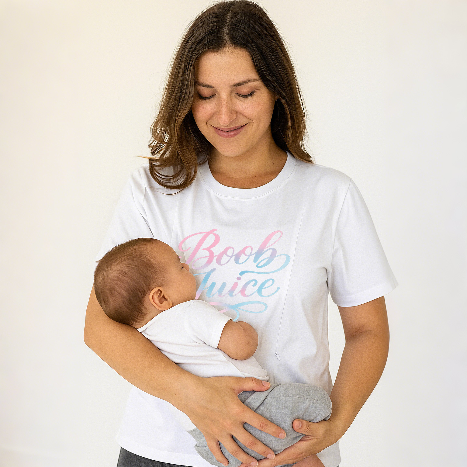Totkeeps Boob Juice Breastfeeding Top | Easy Side Zippe | brand