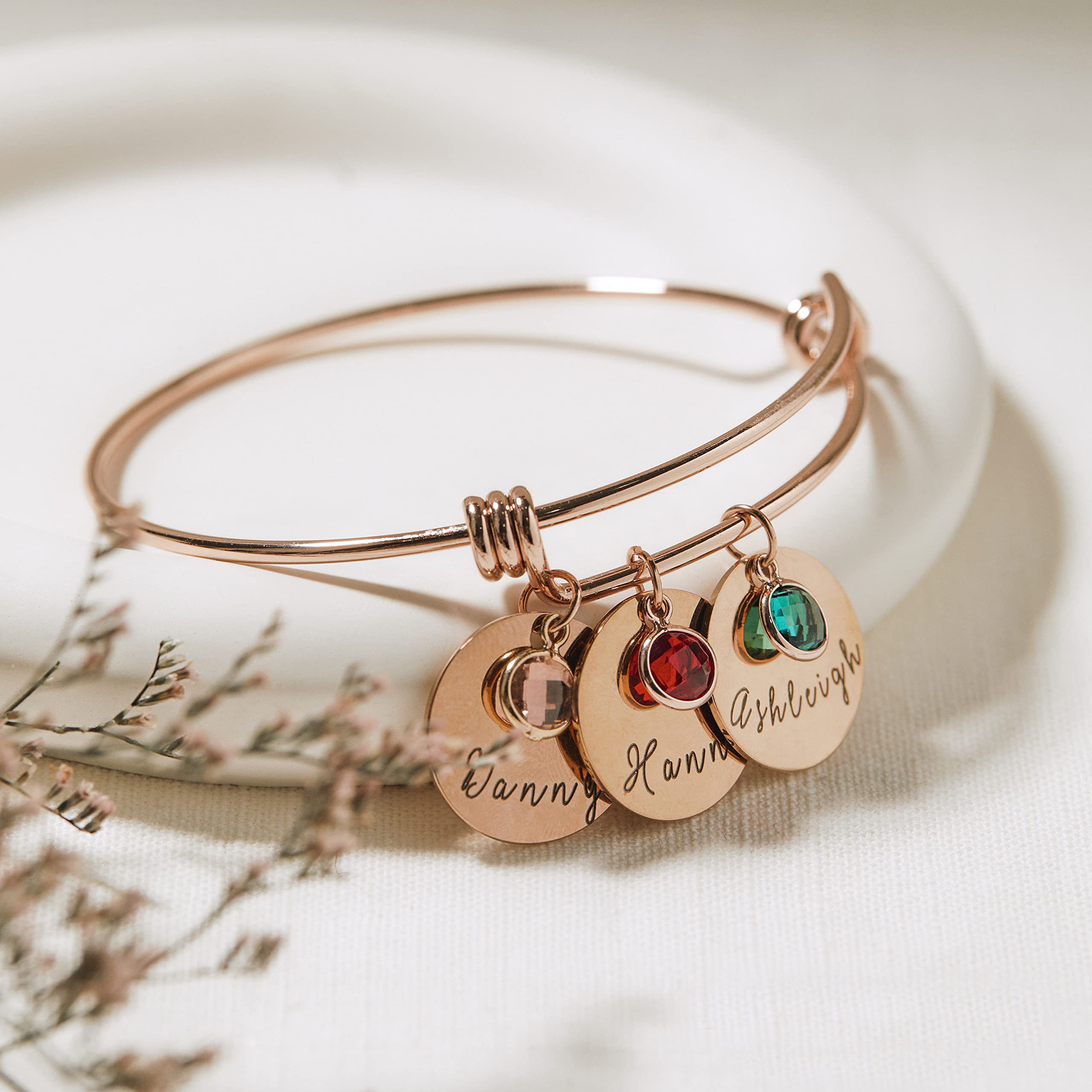 Personalized Mother's Day Gift Custom Birthstone Bracelet