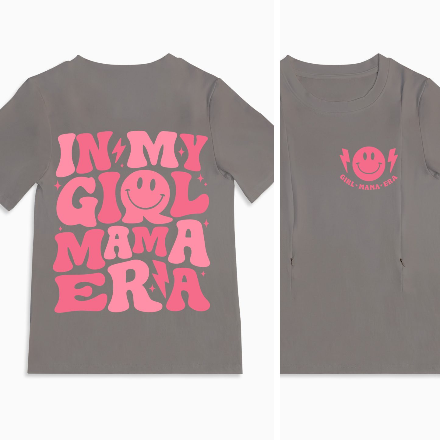 Mom Breastfeeding Nursing T-Shirt - GIRL.MAMA.ERA