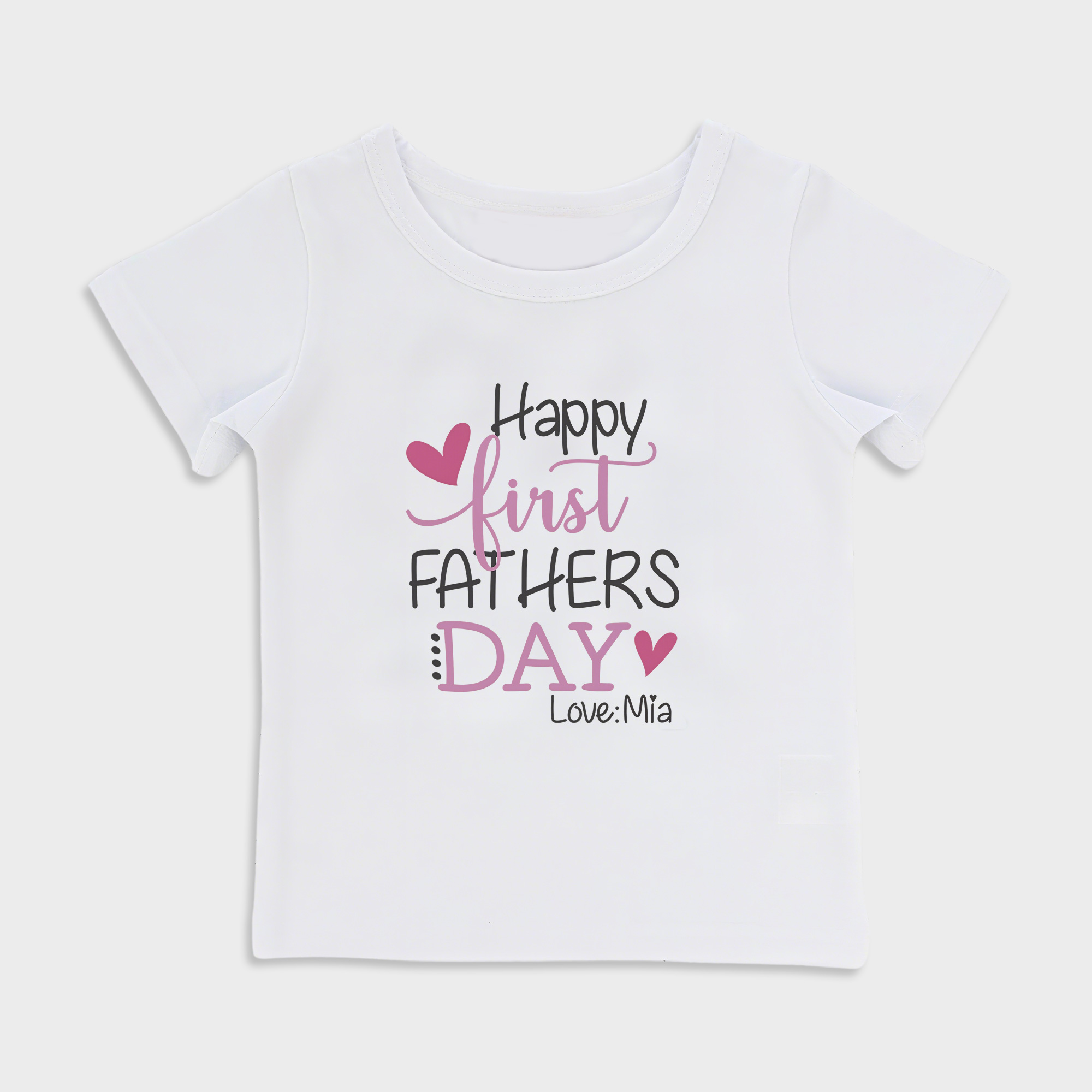 Happy First Fathers Day Pink