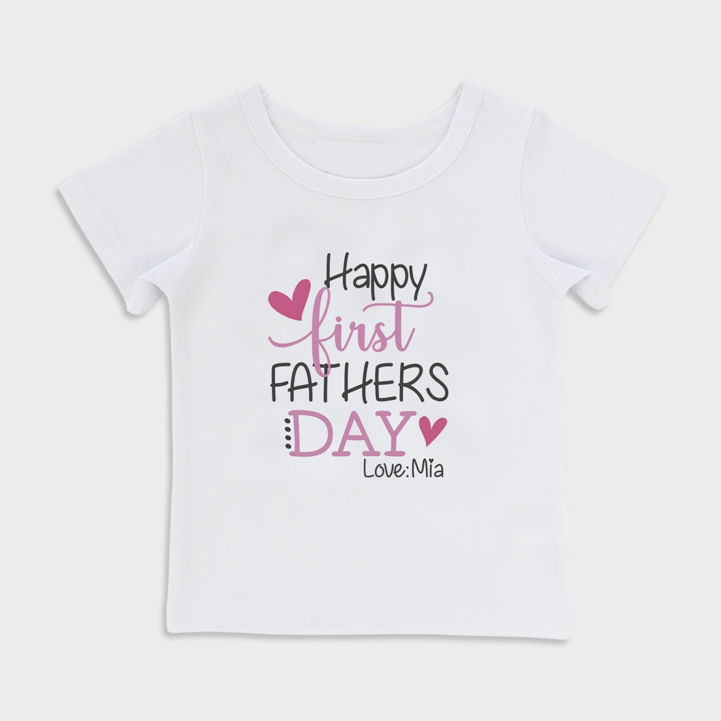 Happy First Fathers Day Pink