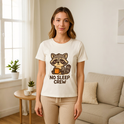 No Sleep Crew Breastfeeding Top | Discreet Side Zippers | brand