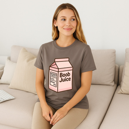 totkeeps Funny Nursing Shirt | Boob Juice Dispenser | E | brand