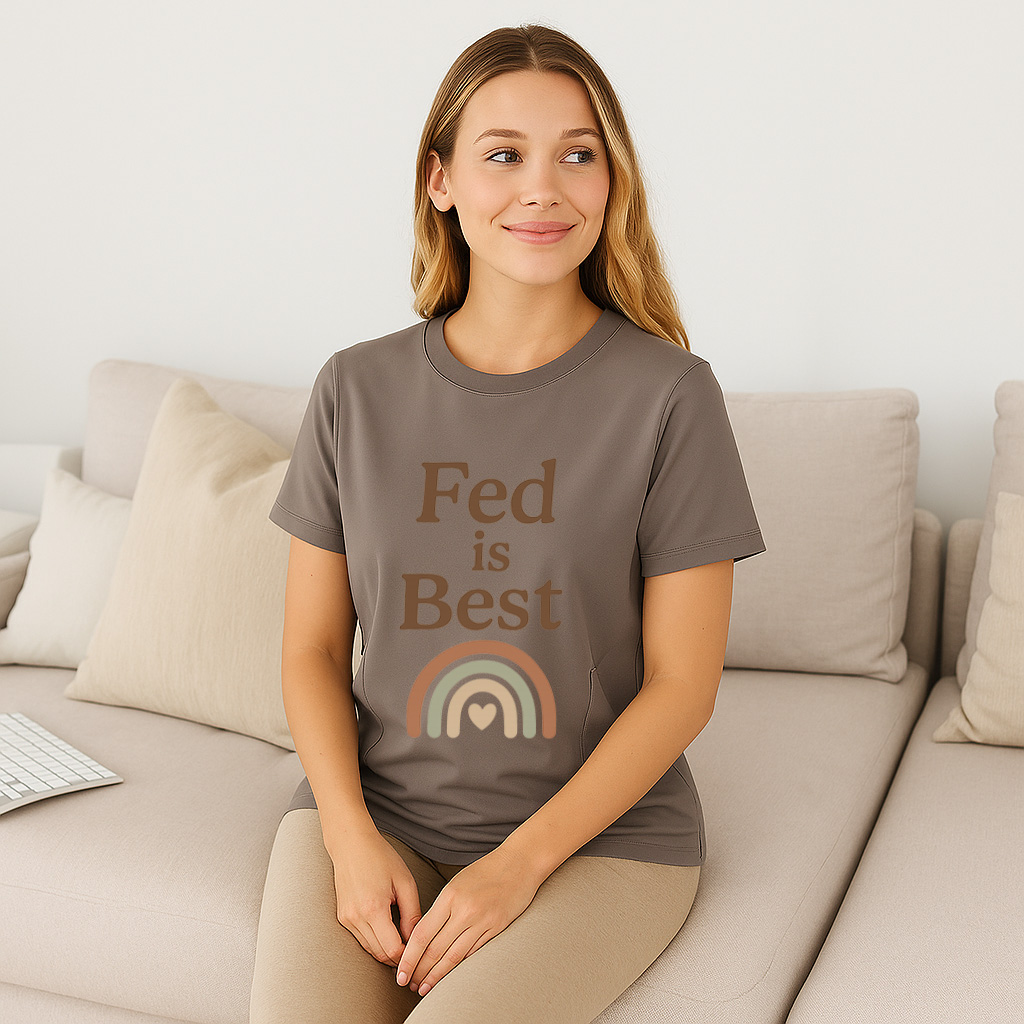 Fed Is Best Breastfeeding Top | Totkeeps