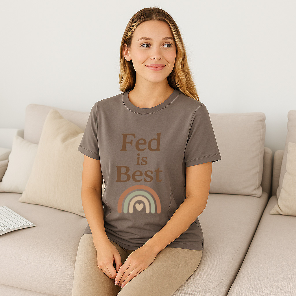 Fed Is Best Breastfeeding Top | Totkeeps