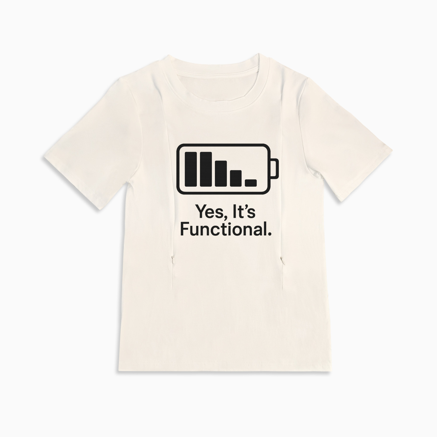 Totkeeps Mama Nursing Tee | "Yes They're Real" | Side Z | brand