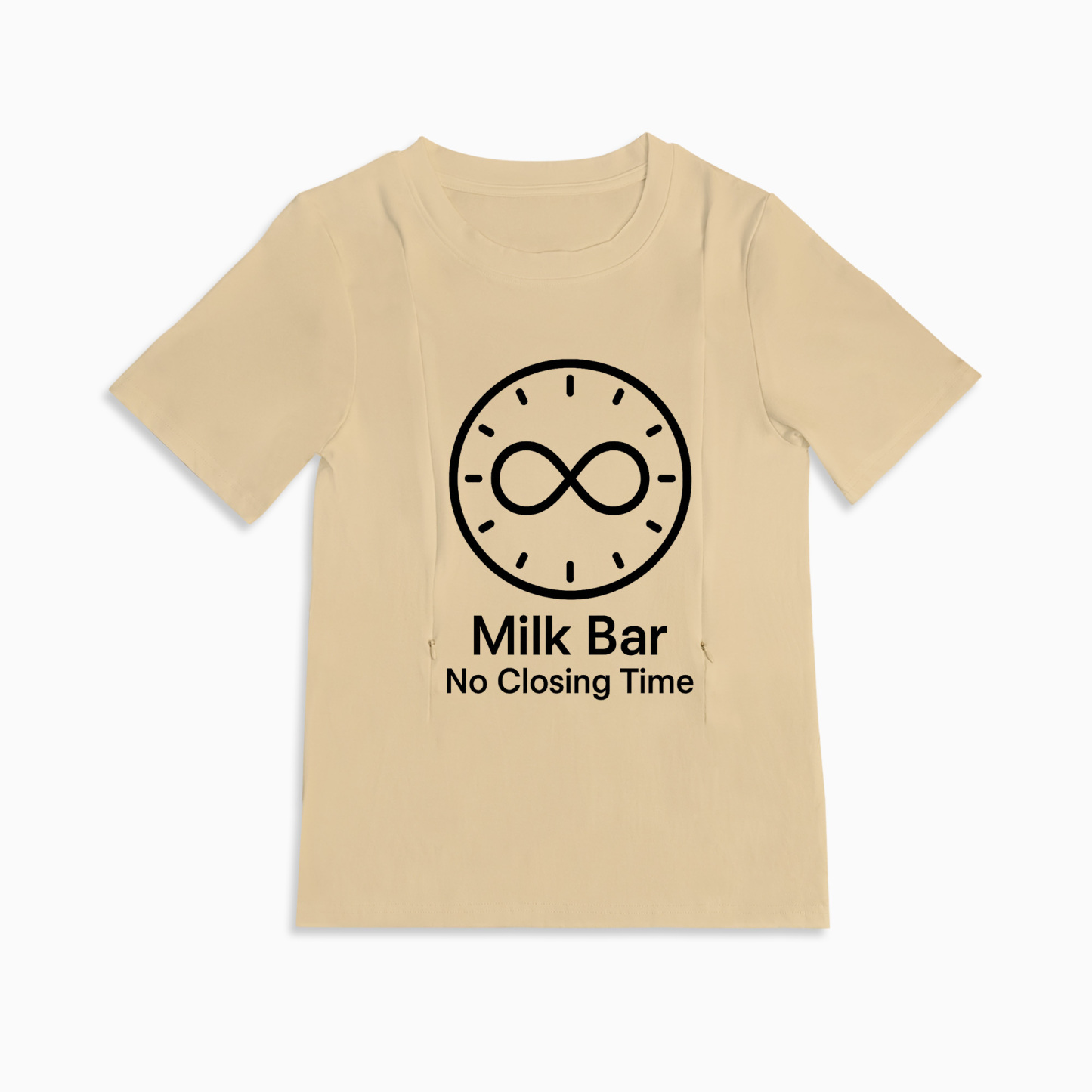 totkeeps Milk Bar Nursing Shirt | Easy Side Zipper | Soft Cotton