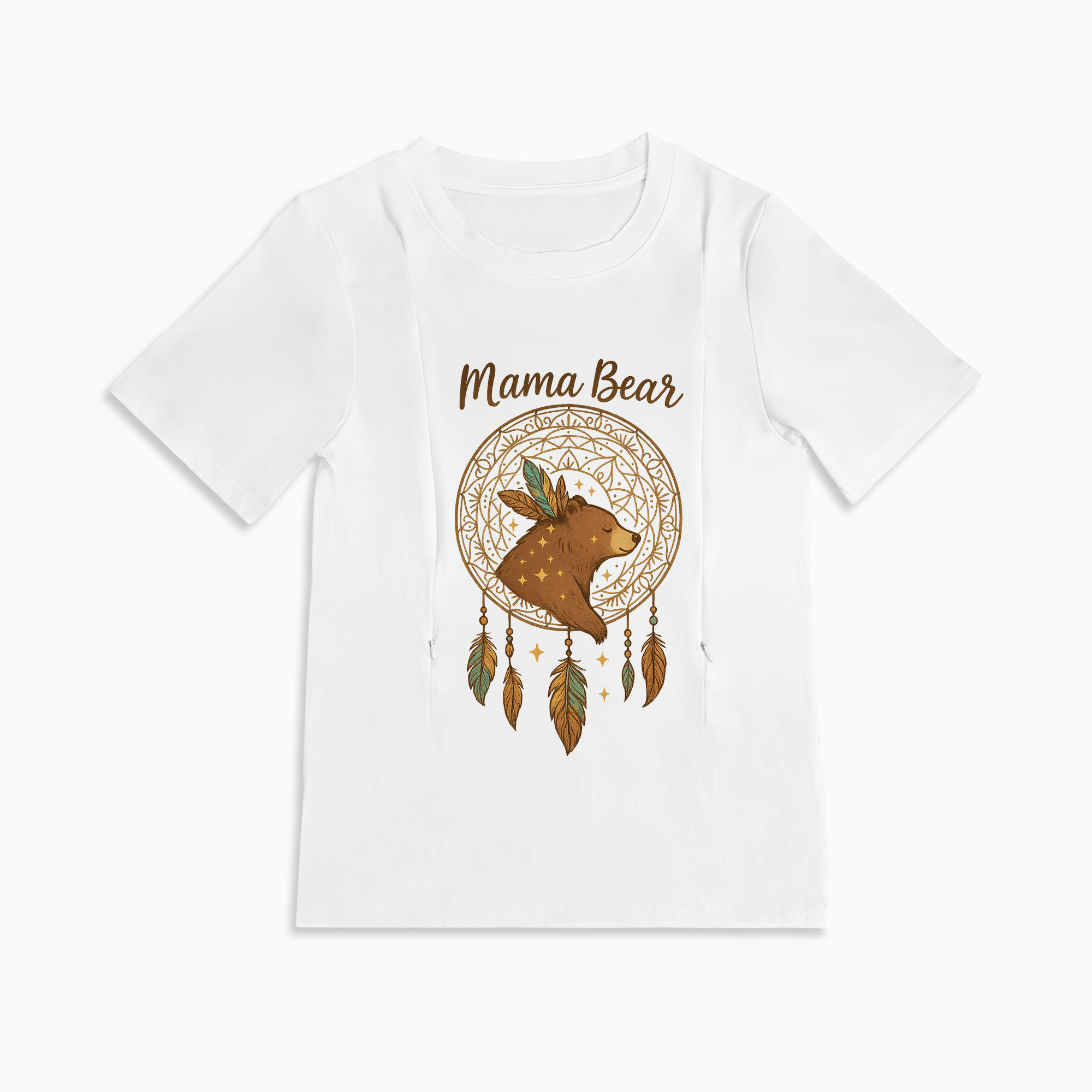 Side Zipper Nursing Shirt | Mama Bear Design | totkeeps for New Moms