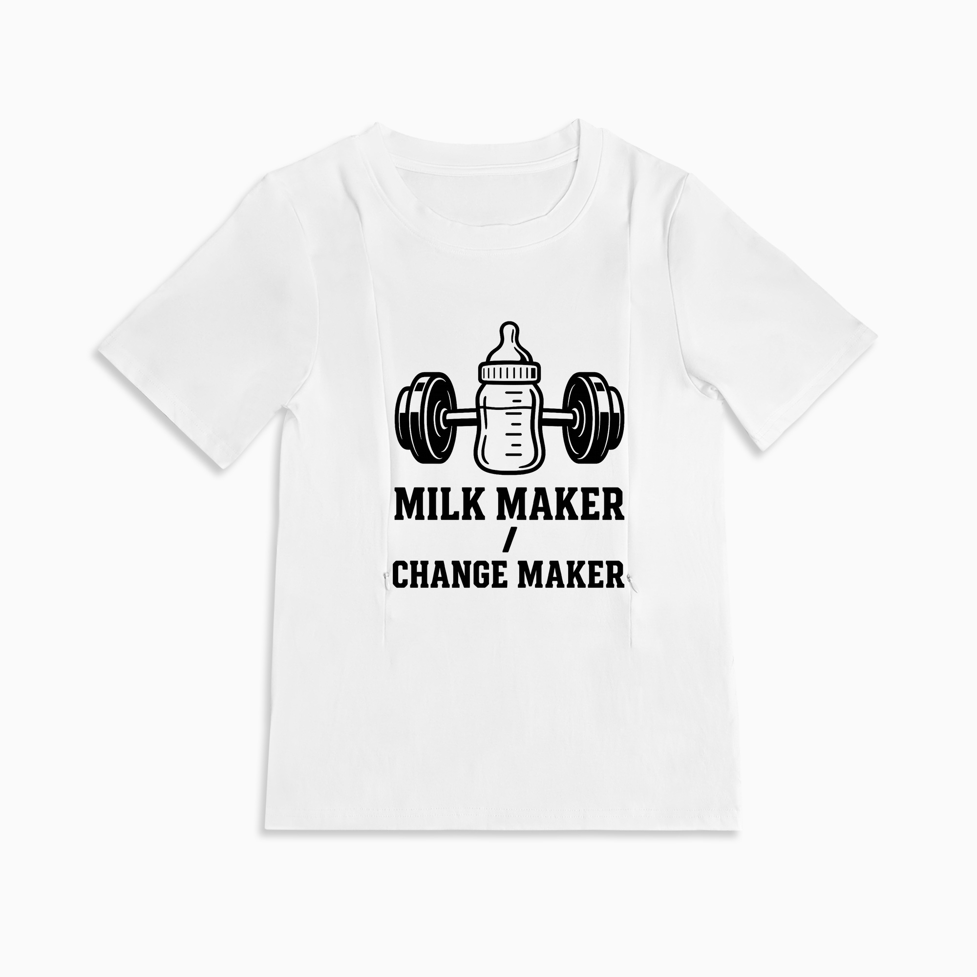 Inspirational Nursing T-Shirt | Milk Maker & Change Maker | 95% Cotton