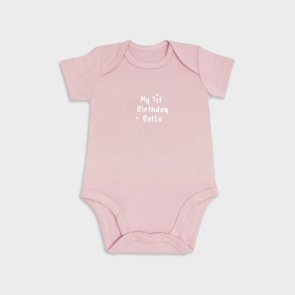 Personalized My 1st Birthday Bodysuit