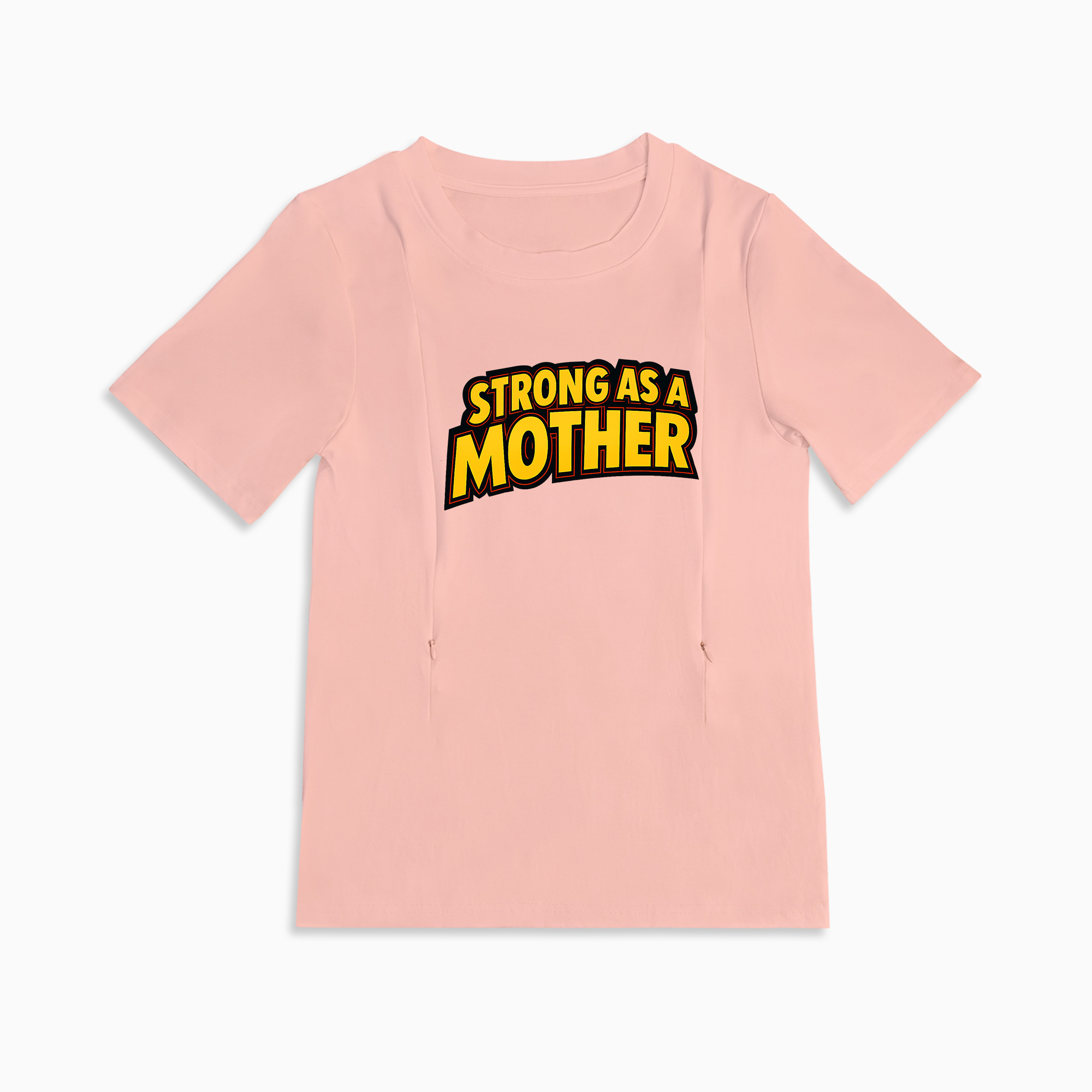 The Original Strong as a Mother Nursing Shirt | totkeeps | Side Zip