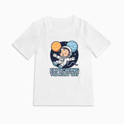 "The Milky Way" Slogan Tee | Functional Zipper for Easy Nursing