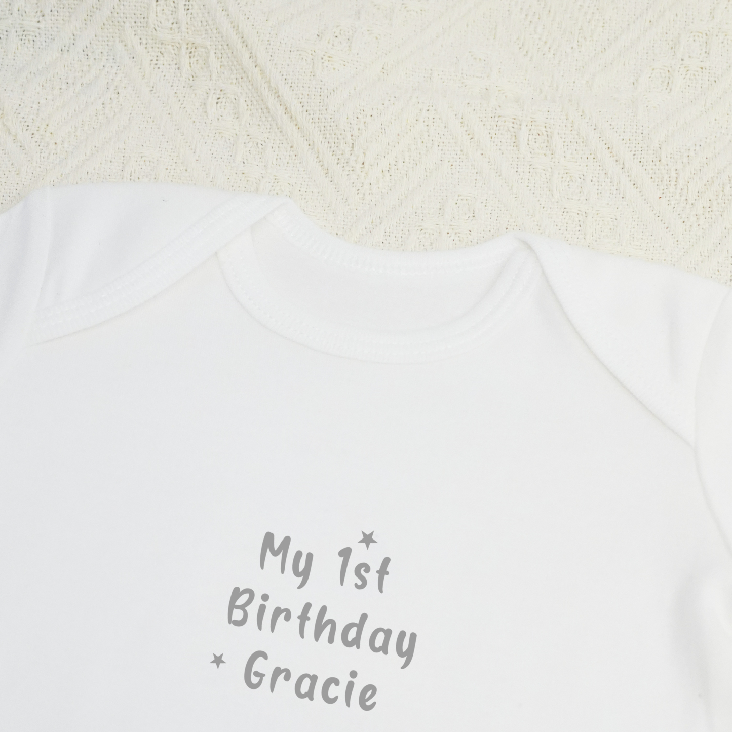 Personalized My 1st Birthday Bodysuit
