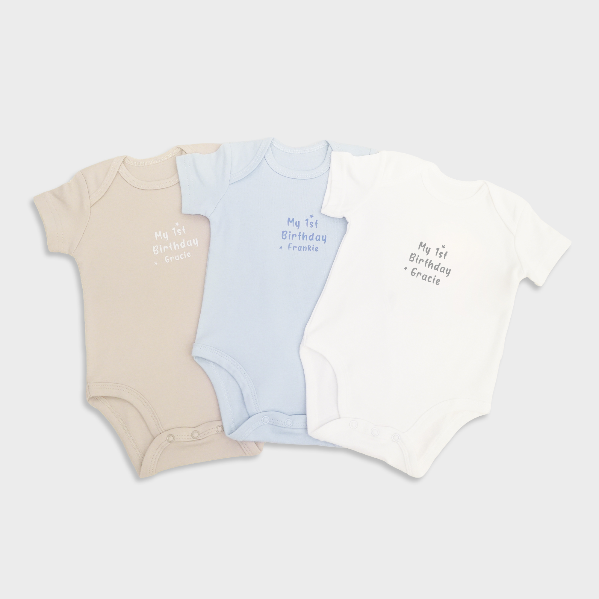 Personalized My 1st Birthday Bodysuit