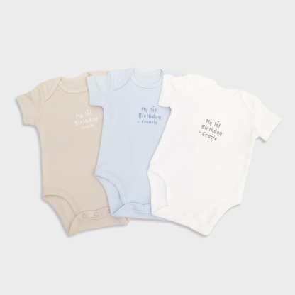 Personalized My 1st Birthday Bodysuit