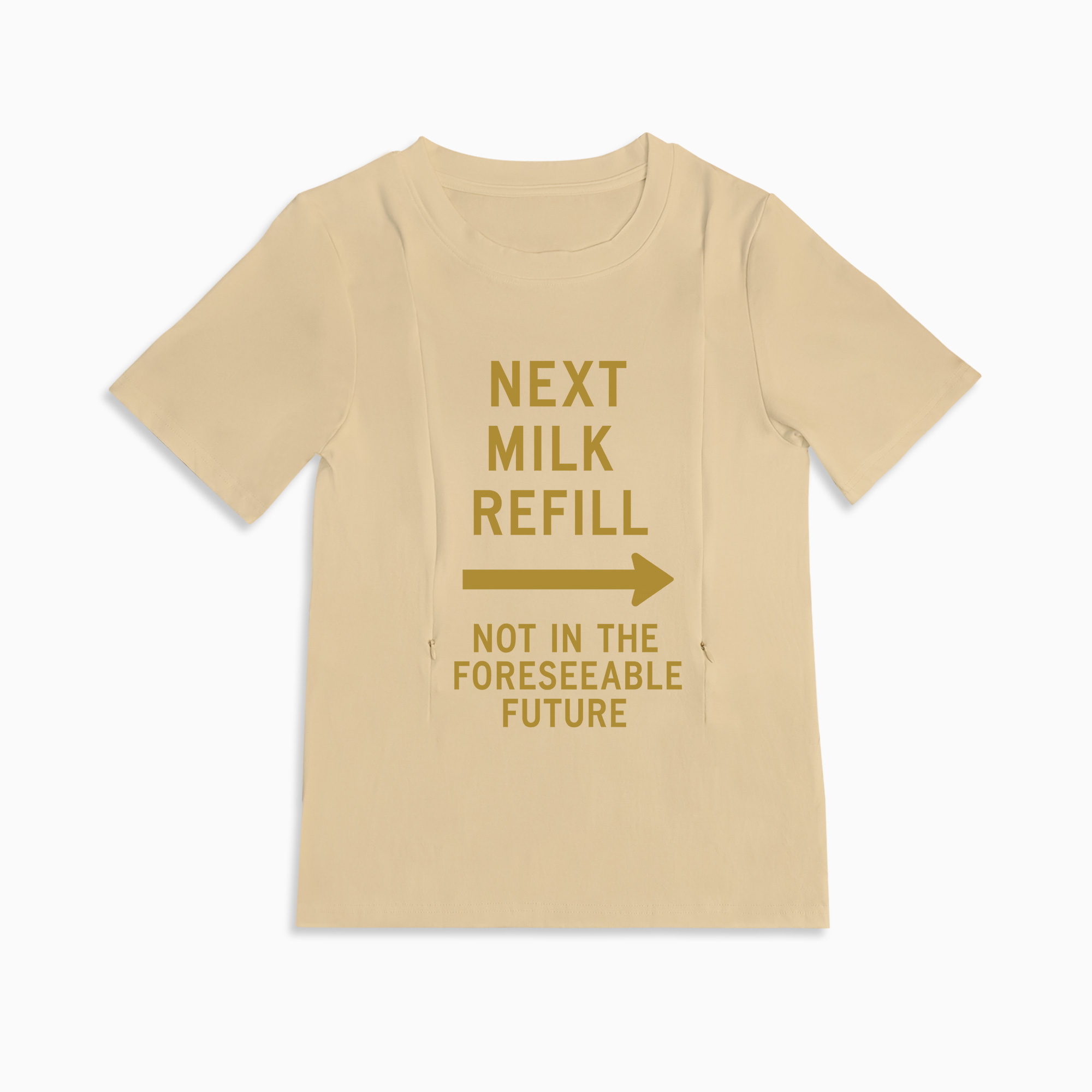 Zipper Nursing Top for Breastfeeding | "Straight Outta Milk Supply" | Totkeeps