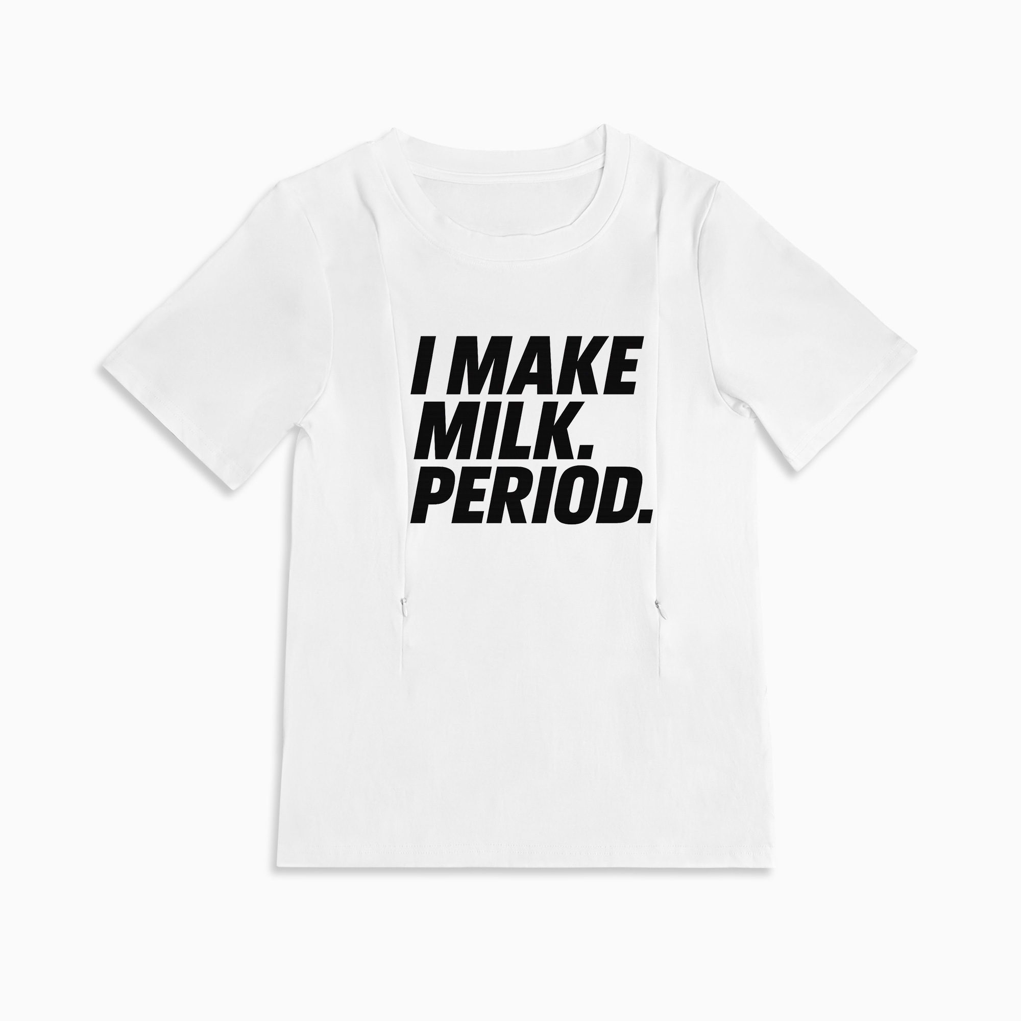 Cotton Nursing T-Shirt | Funny "I Make Milk" Slogan | Totkeeps