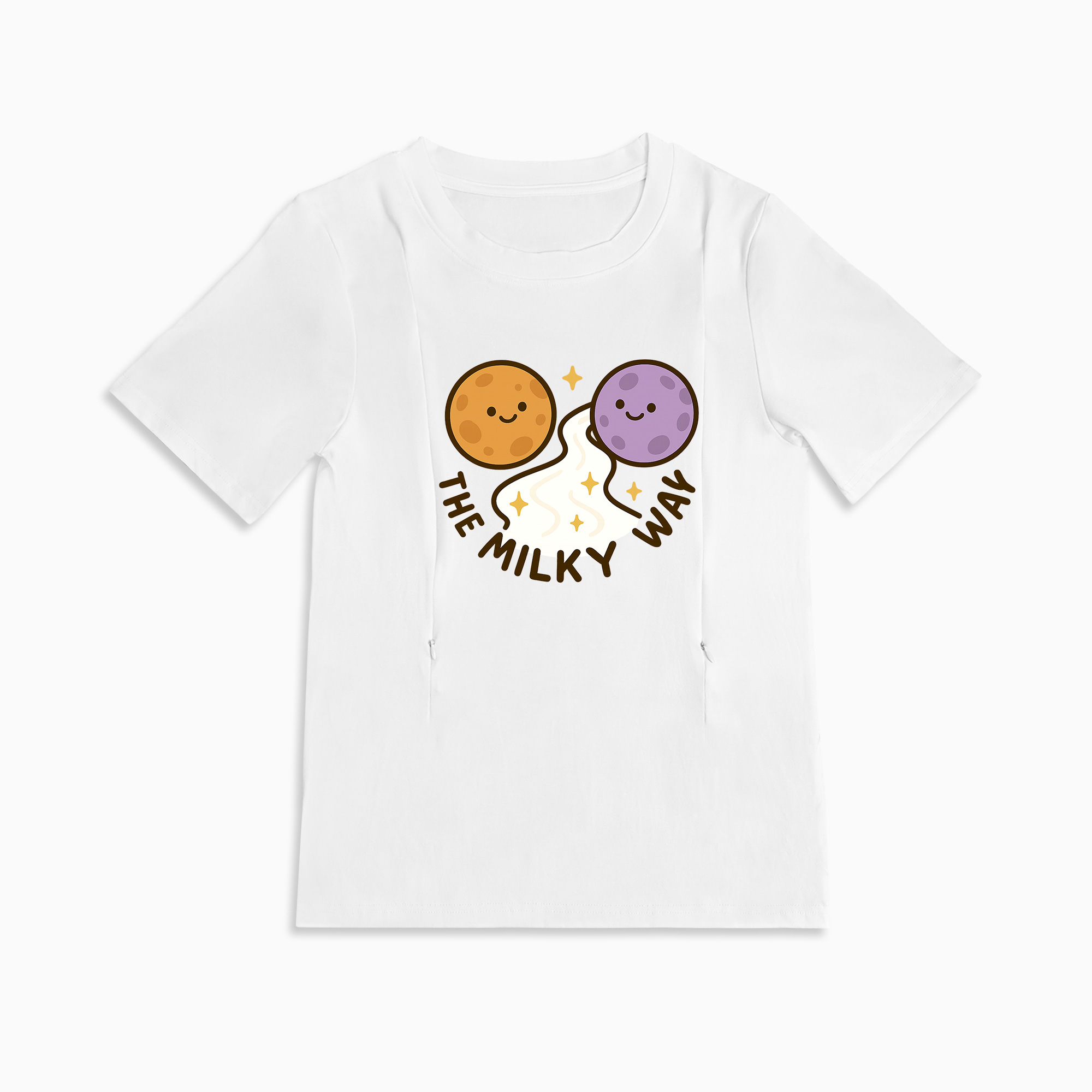 Totkeeps "The Milky Way" Breastfeeding Shirt | Discreet Side Zippers