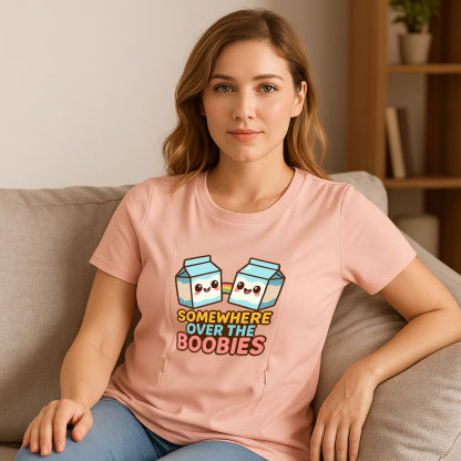 "Somewhere Over the Boobies" Slogan Tee | Functional Zi | brand