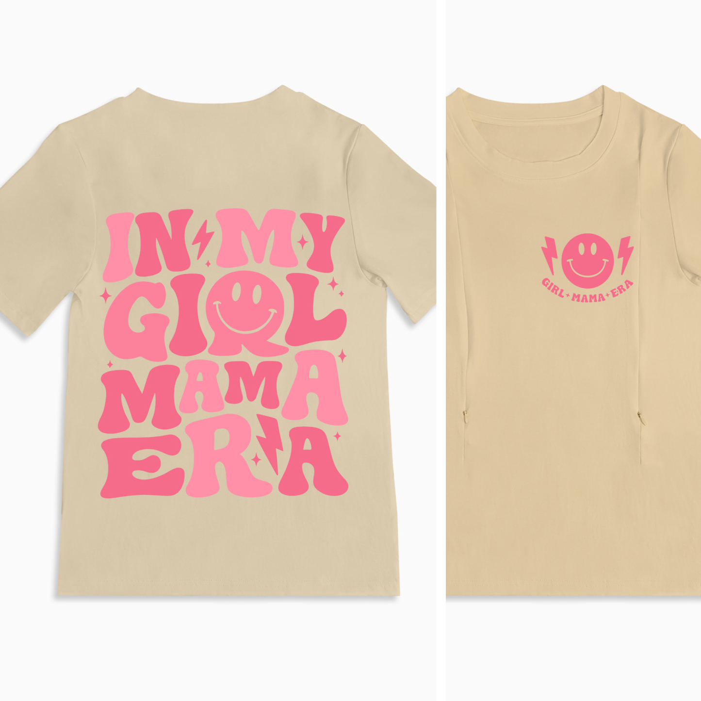 Mom Breastfeeding Nursing T-Shirt - GIRL.MAMA.ERA