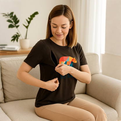 totkeeps Mama Bear Nursing Top | Effortless Zipper for  | brand