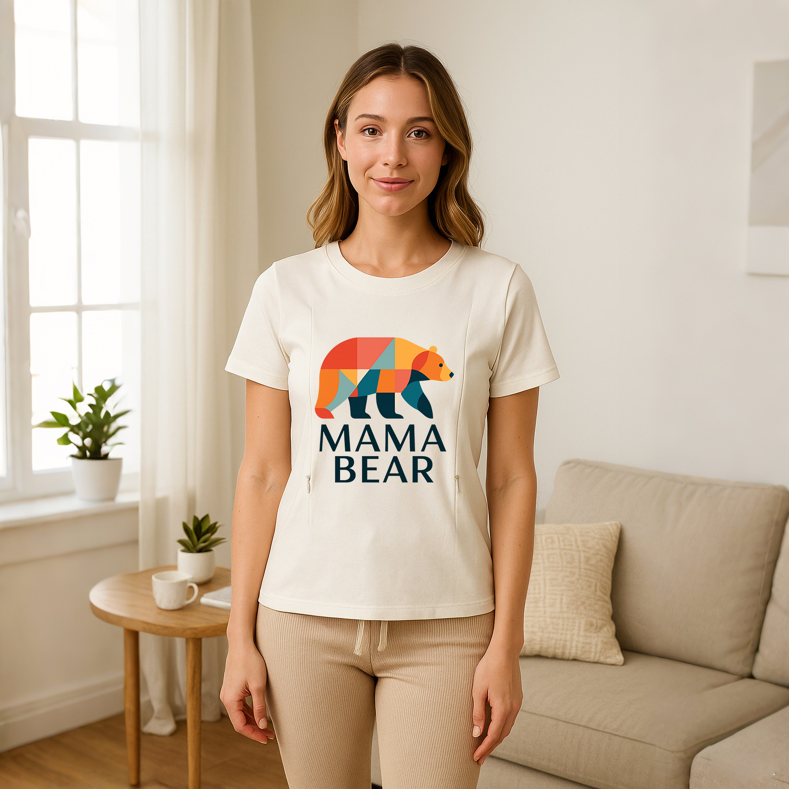 totkeeps Mama Bear Nursing Top | Effortless Zipper for  | brand