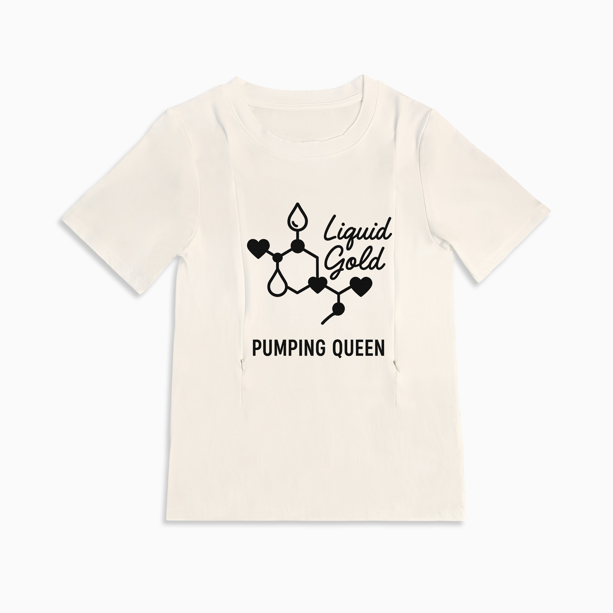 Funny Pumping Mom Shirt | Pumping Queen | Easy Zipper Access