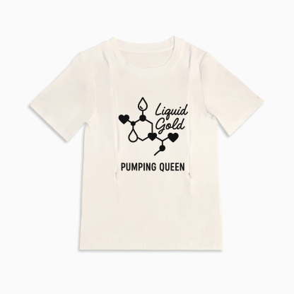 Funny Pumping Mom Shirt | Pumping Queen | Easy Zipper Access