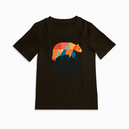 totkeeps Mama Bear Nursing Top | Effortless Zipper for Breastfeeding