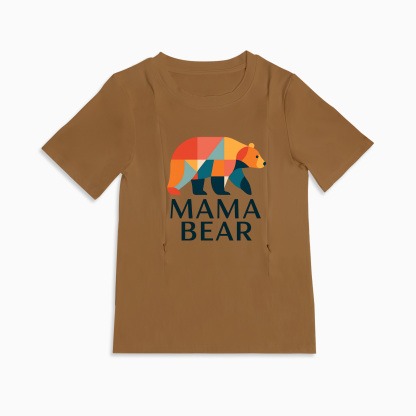 totkeeps Mama Bear Nursing Top | Effortless Zipper for Breastfeeding