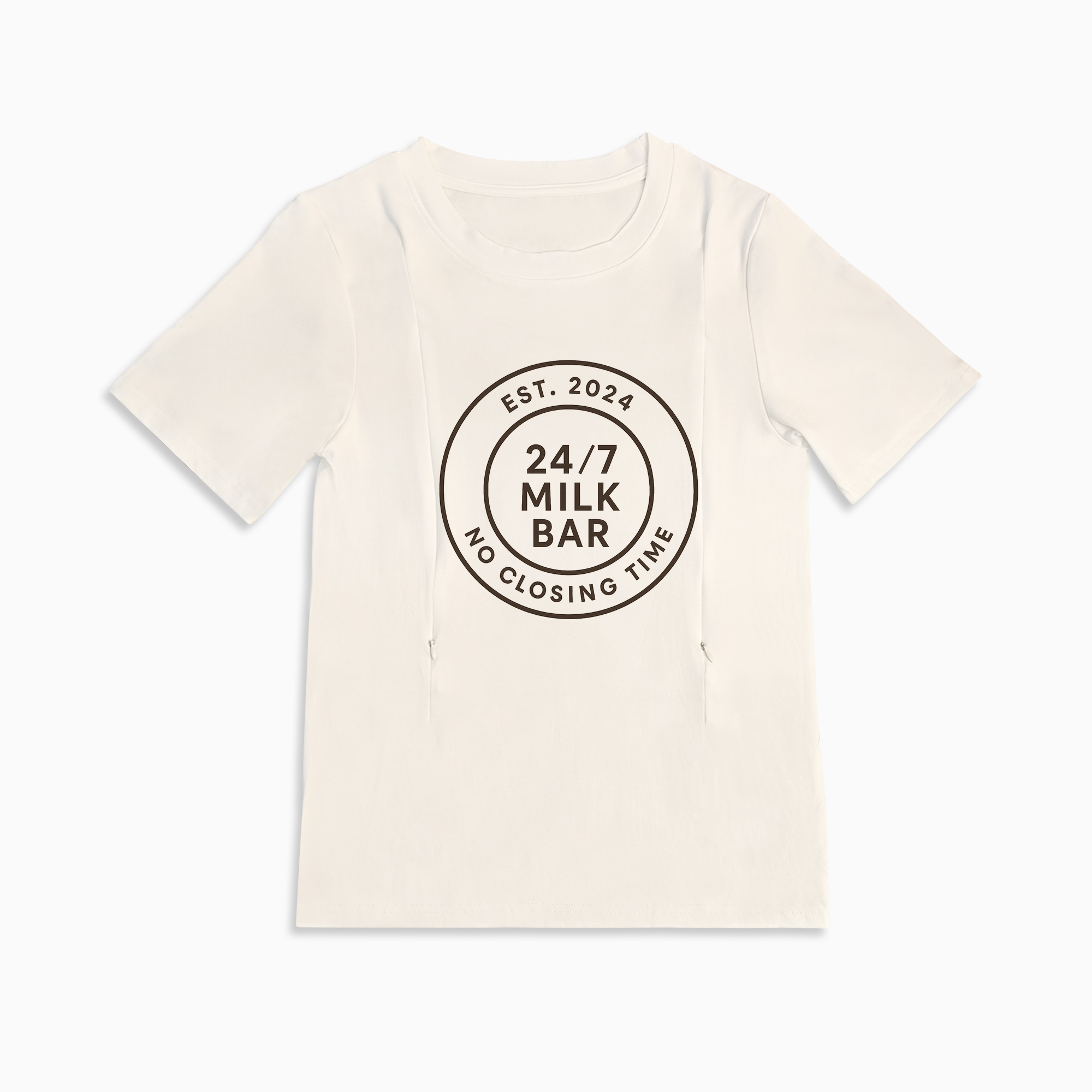 Side Zipper Breastfeeding Top | 24/7 Milk Bar | Comfy & Cute
