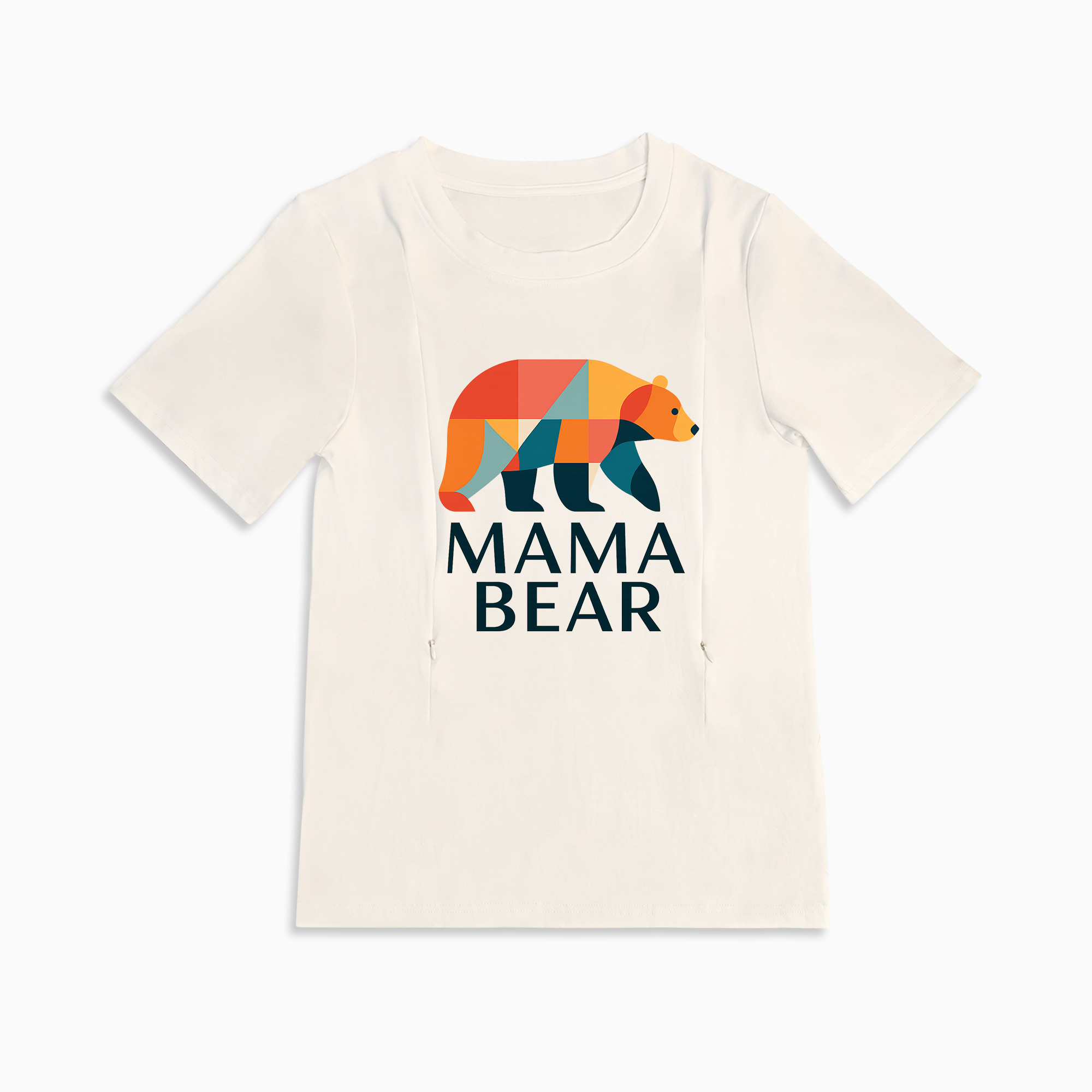 totkeeps Mama Bear Nursing Top | Effortless Zipper for Breastfeeding
