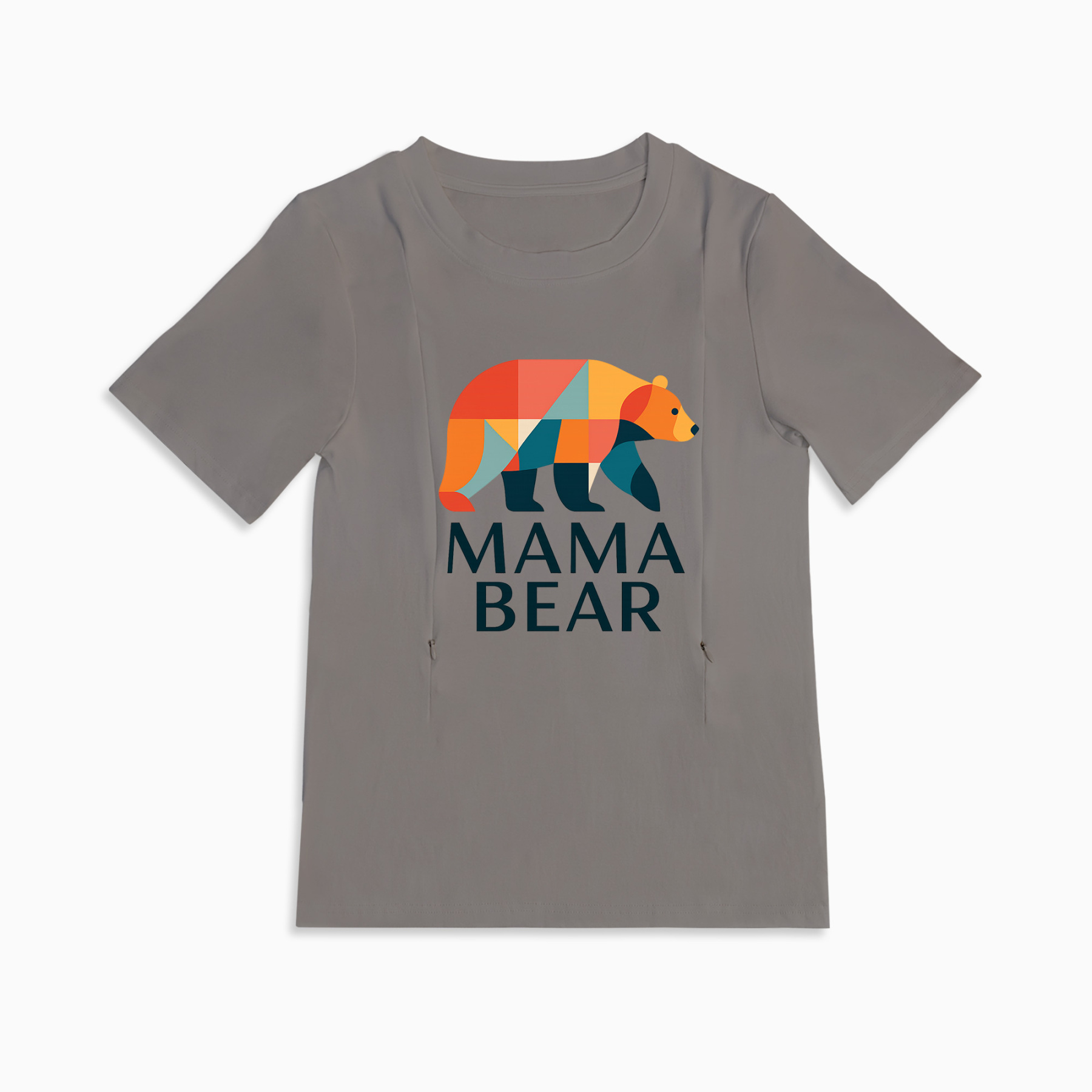 totkeeps Mama Bear Nursing Top | Effortless Zipper for Breastfeeding