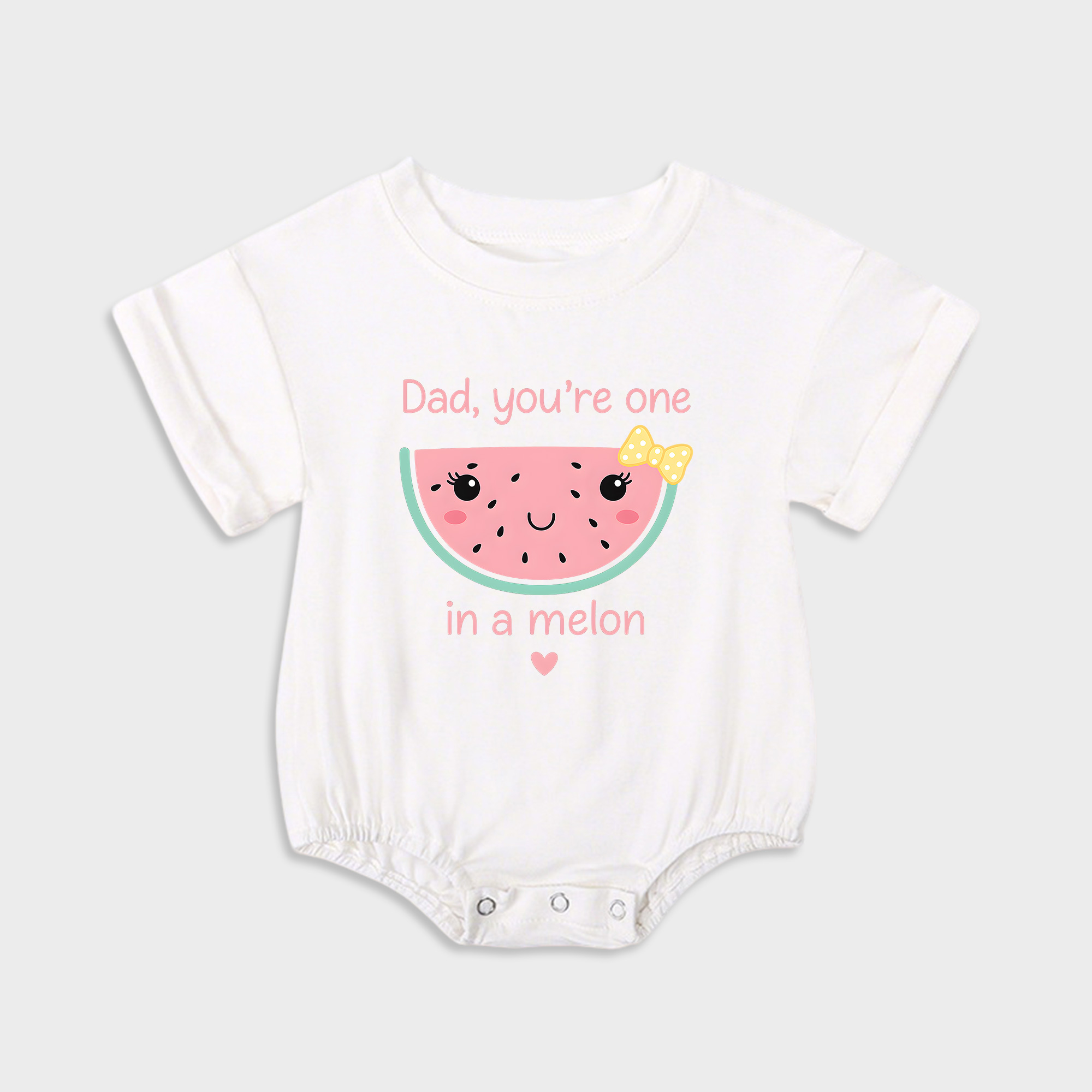 Dad Youre One In A Melon Baby Onesie