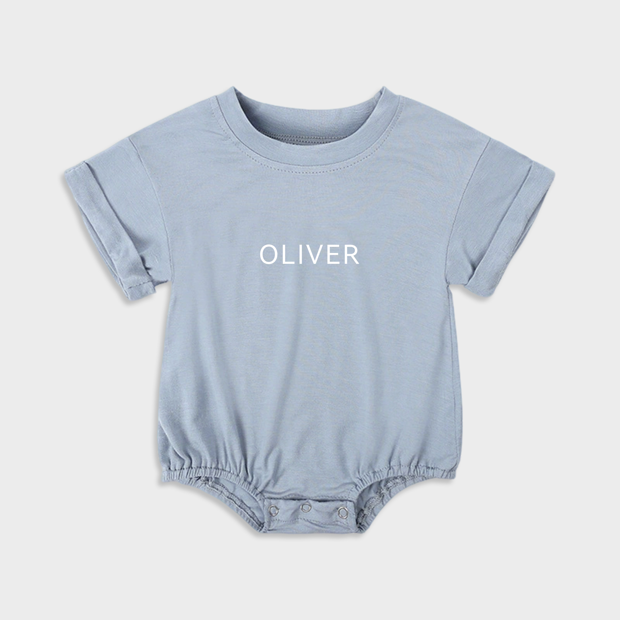 Personalized Short Sleeve Bubble Romper | Sweet & Sassy