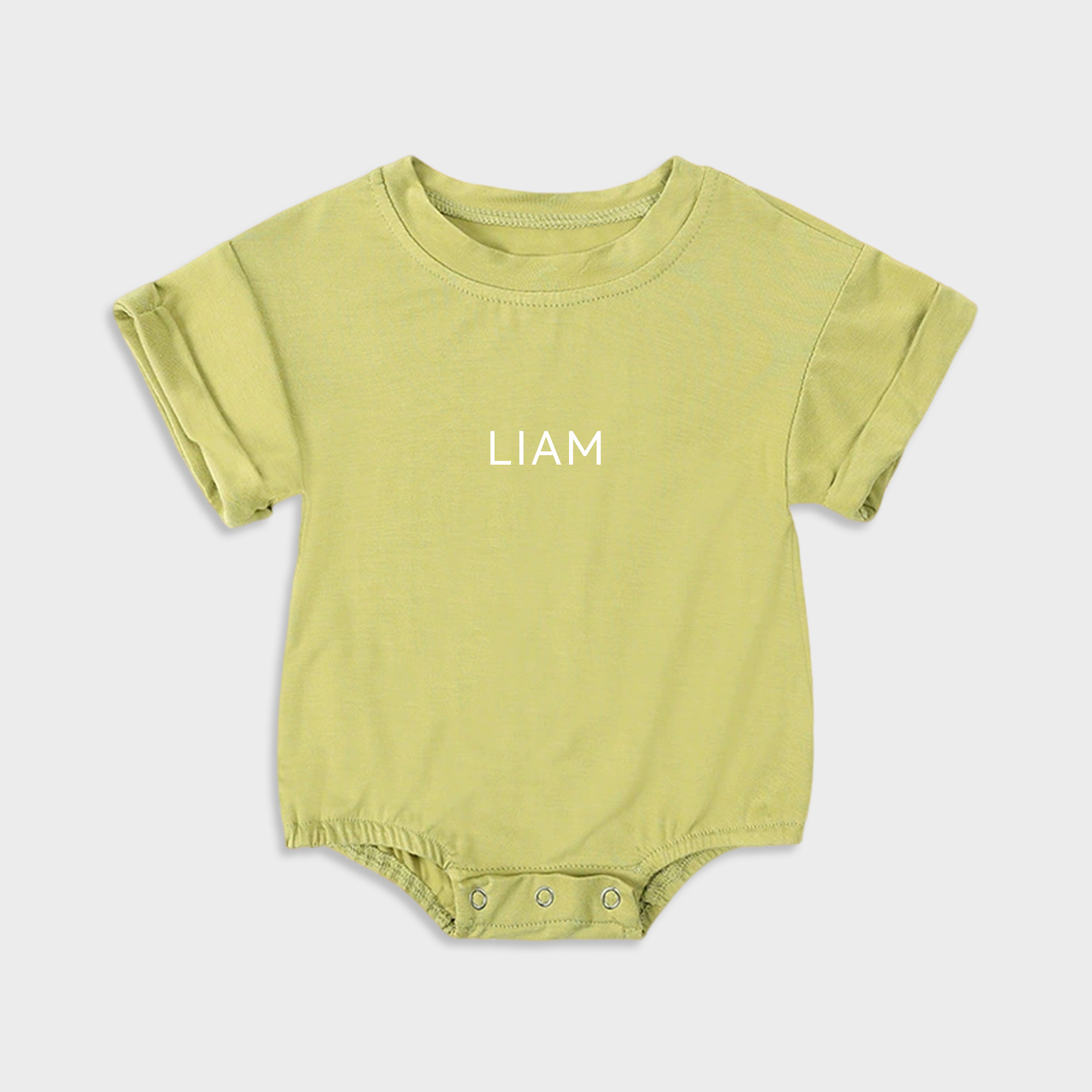 Personalized Short Sleeve Bubble Romper | Sweet & Sassy