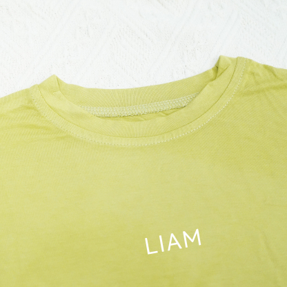 Personalized Short Sleeve Bubble Romper | Sweet & Sassy