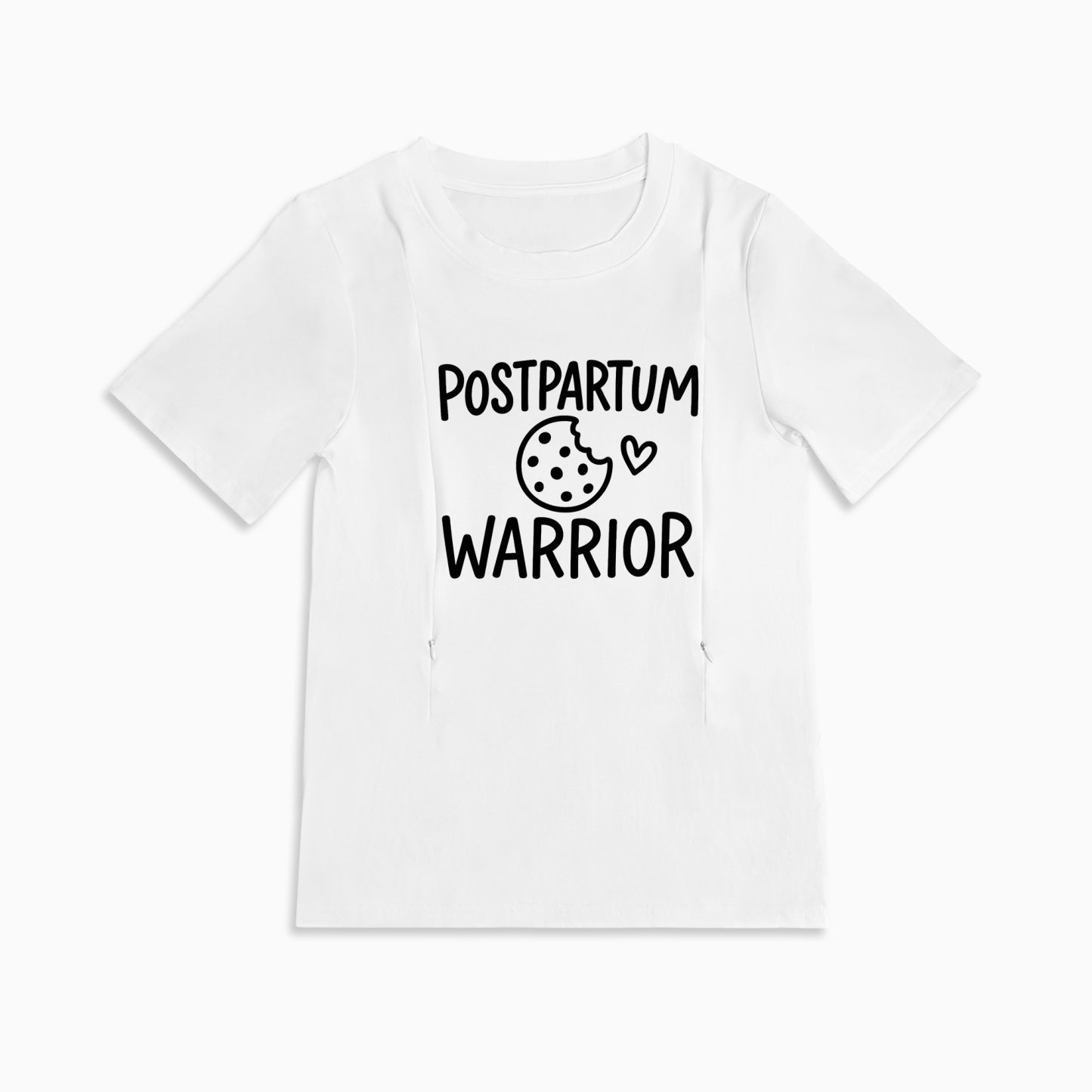 Easy Access Nursing Tee | Postpartum Warrior | Soft Cotton