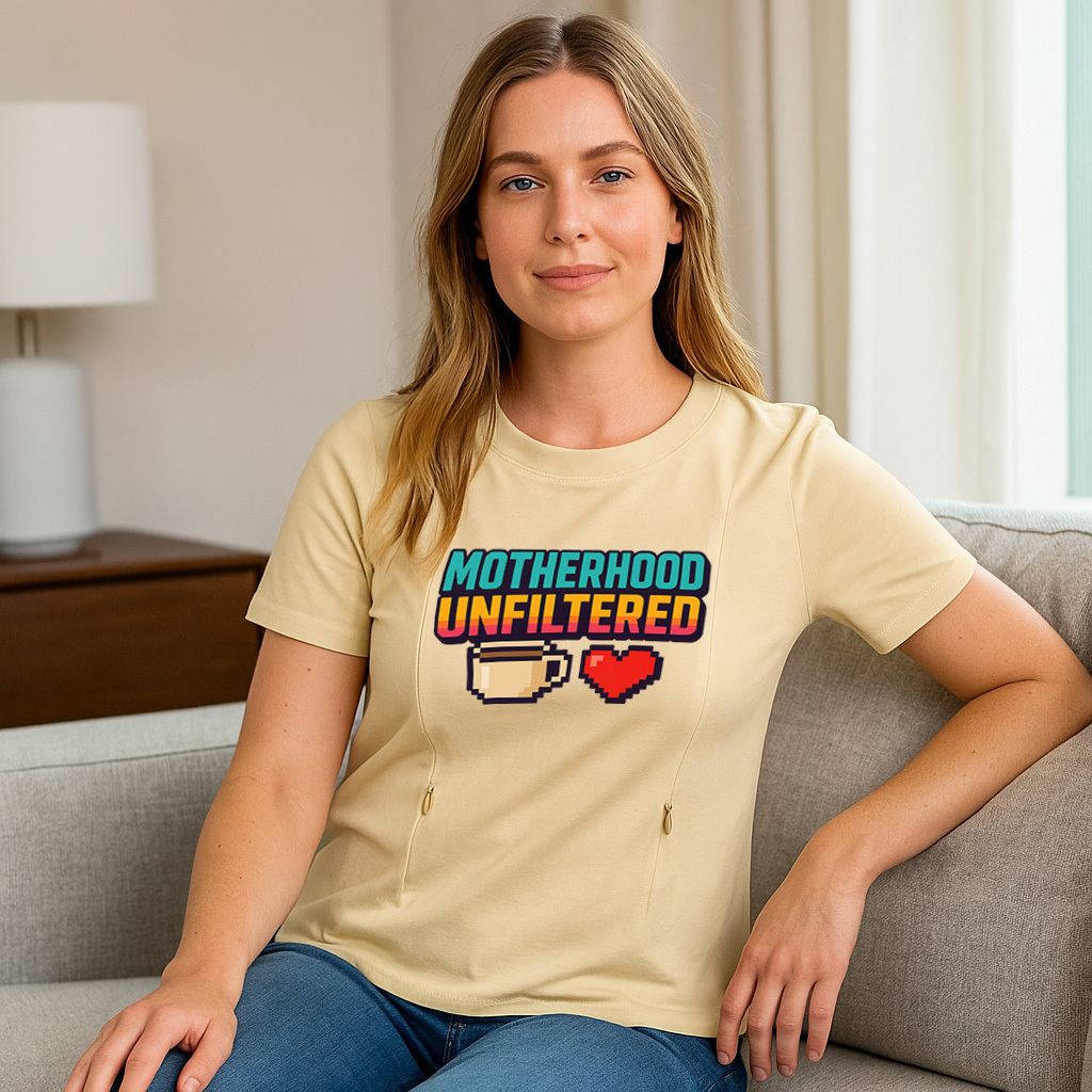 Easy Access Nursing Tee | Motherhood Unfiltered | Soft  | brand
