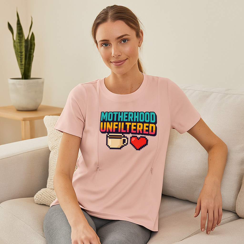 Easy Access Nursing Tee | Motherhood Unfiltered | Soft  | brand