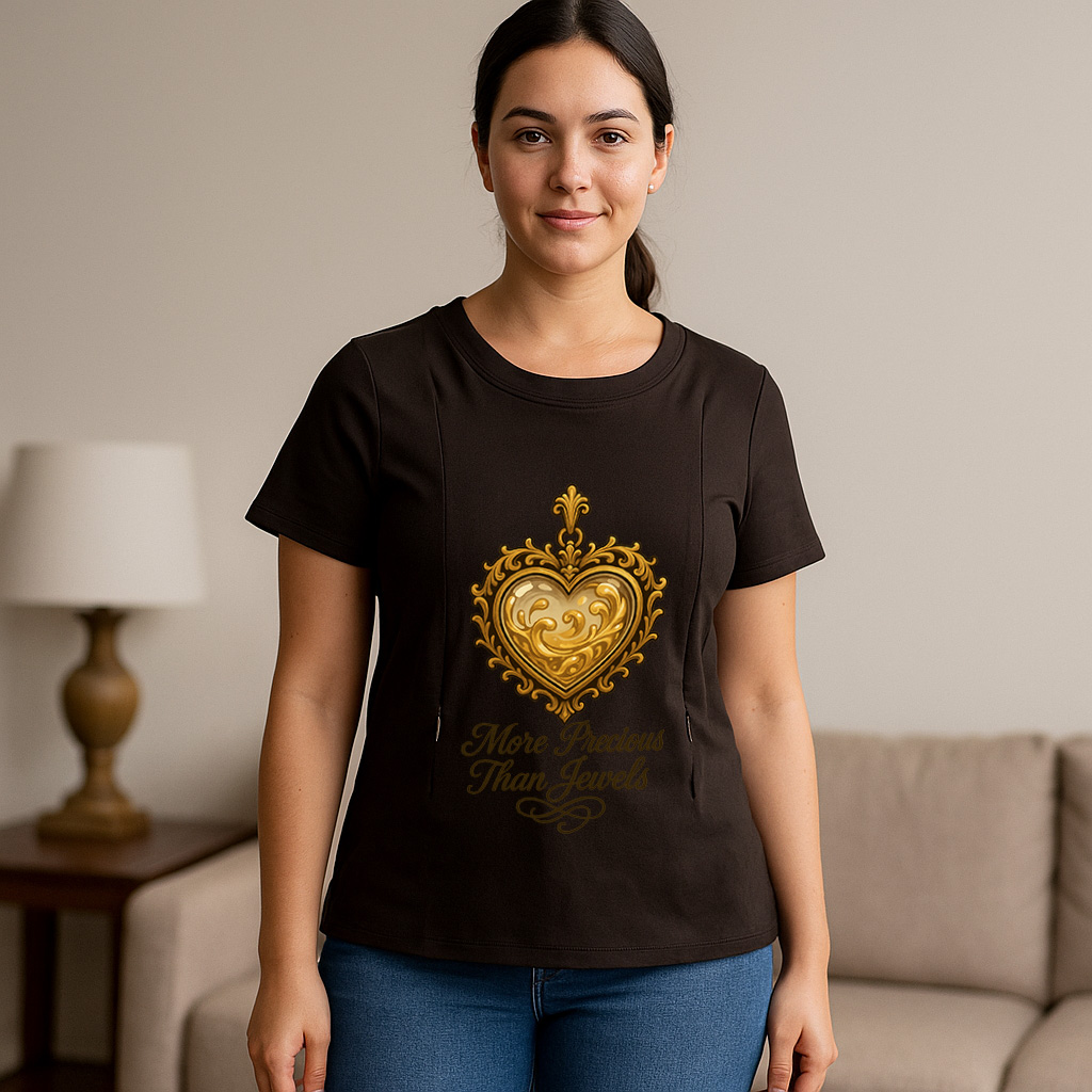 Cotton Breastfeeding T-Shirt | Liquid Gold Inside | Eas | brand