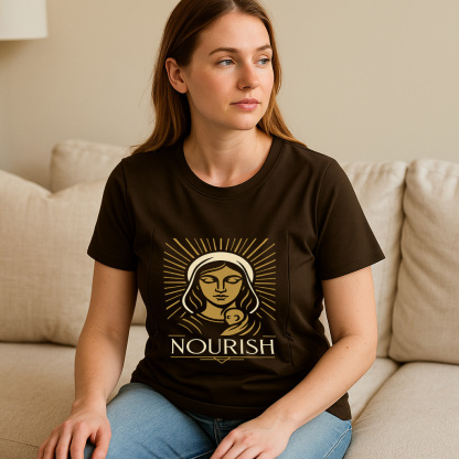 Easy Access Nursing Shirt | Nourish Graphic Tee | For N | brand