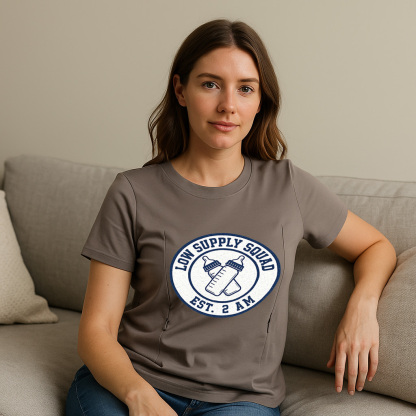 "Straight Outta Milk Supply" Tee | Discreet Zippers for | brand