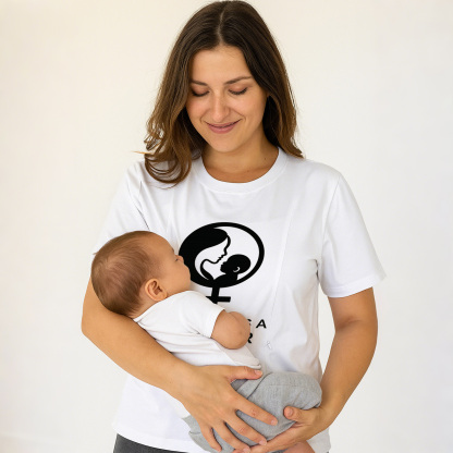 Strong as a Mother Graphic Tee for Nursing | Hidden Zip | brand