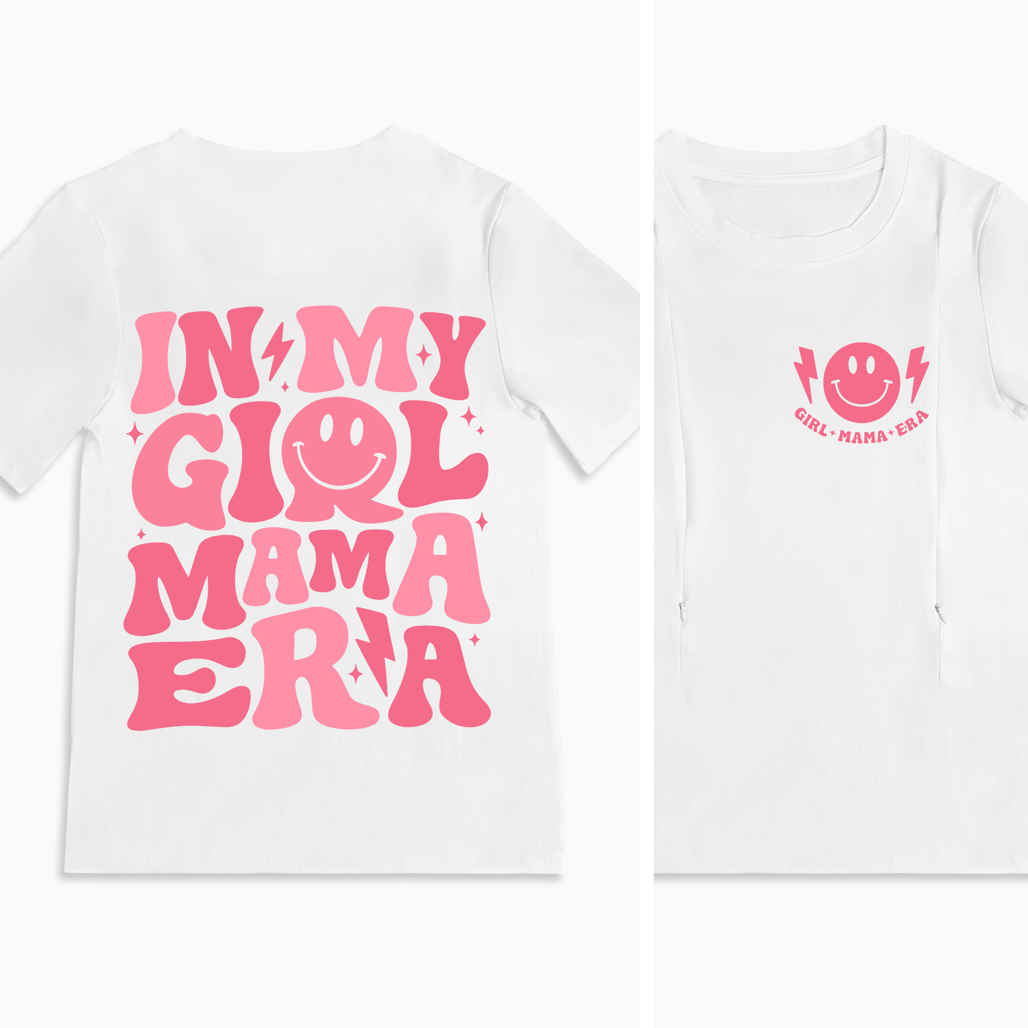 Mom Breastfeeding Nursing T-Shirt - GIRL.MAMA.ERA