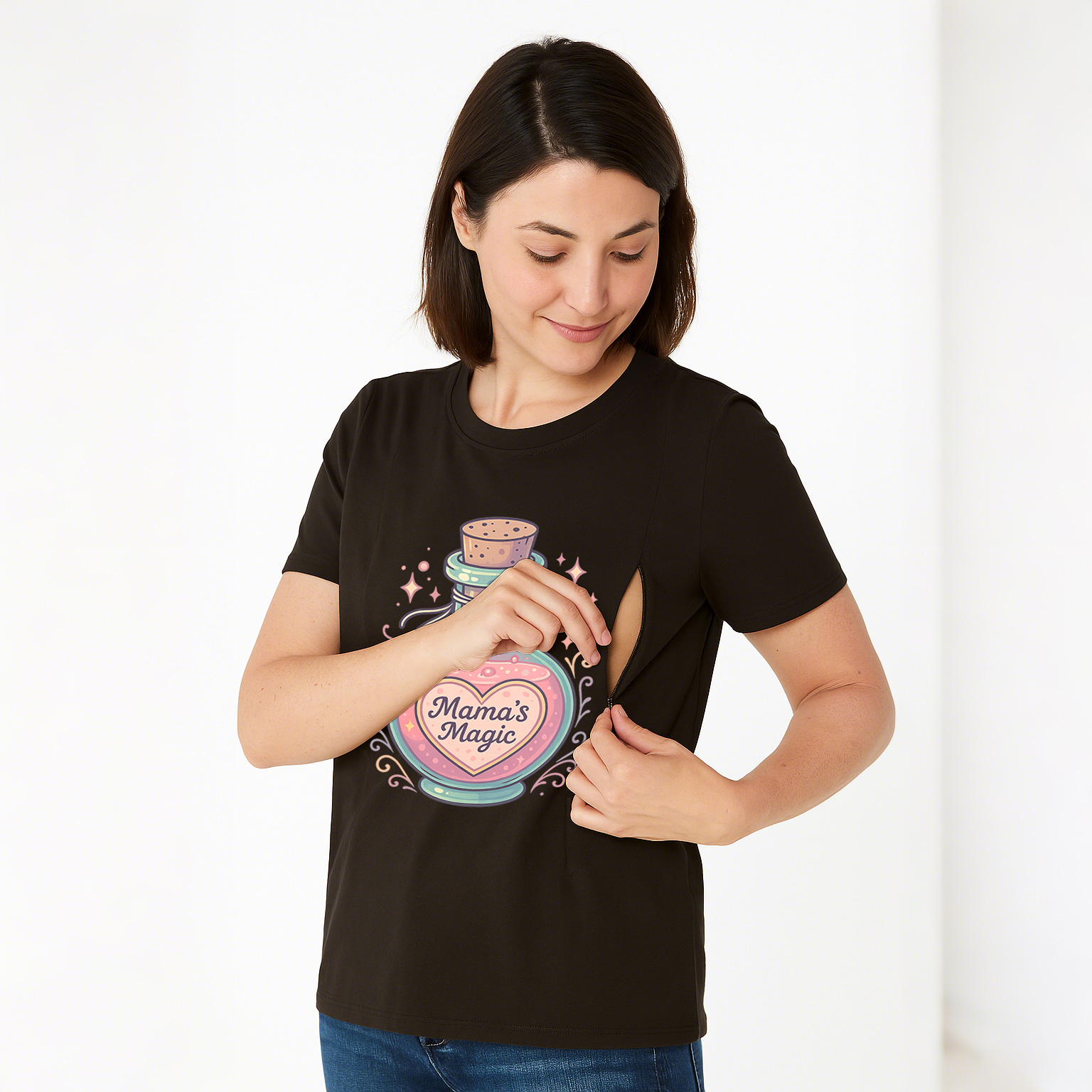I Make Milk T-Shirt | Nursing-Friendly Top for New Moms